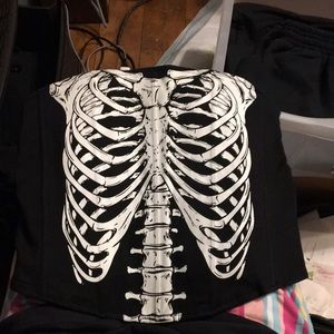 Dolls kill Corset top X DIY hand stitched on sides